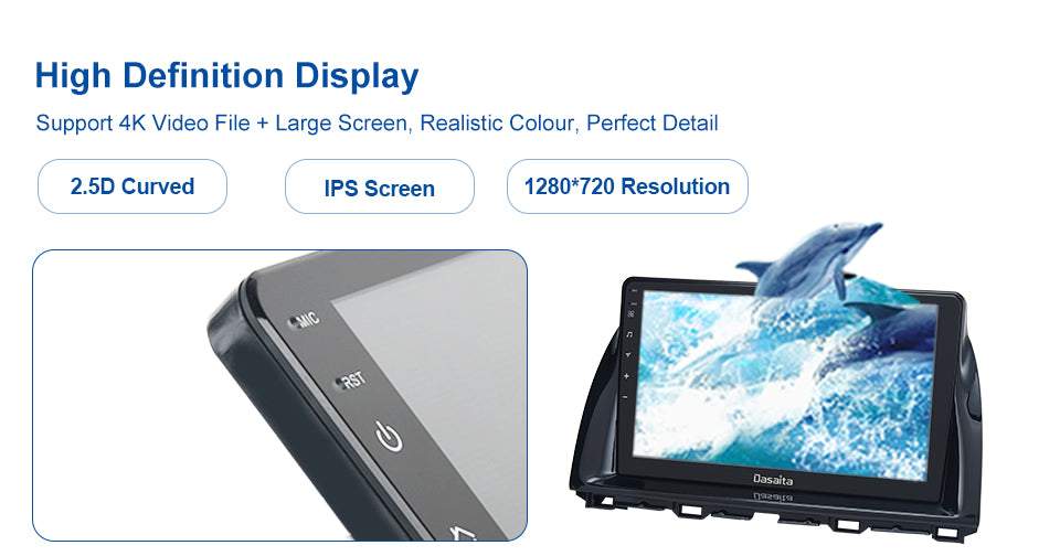 Dasaita MAX10 Mazda CX5 2012 2013 2014 2015 Car Stereo 10.2 Inch Carplay Android Auto PX6 4G+64G Android10 1280*720 DSP AHD Radio