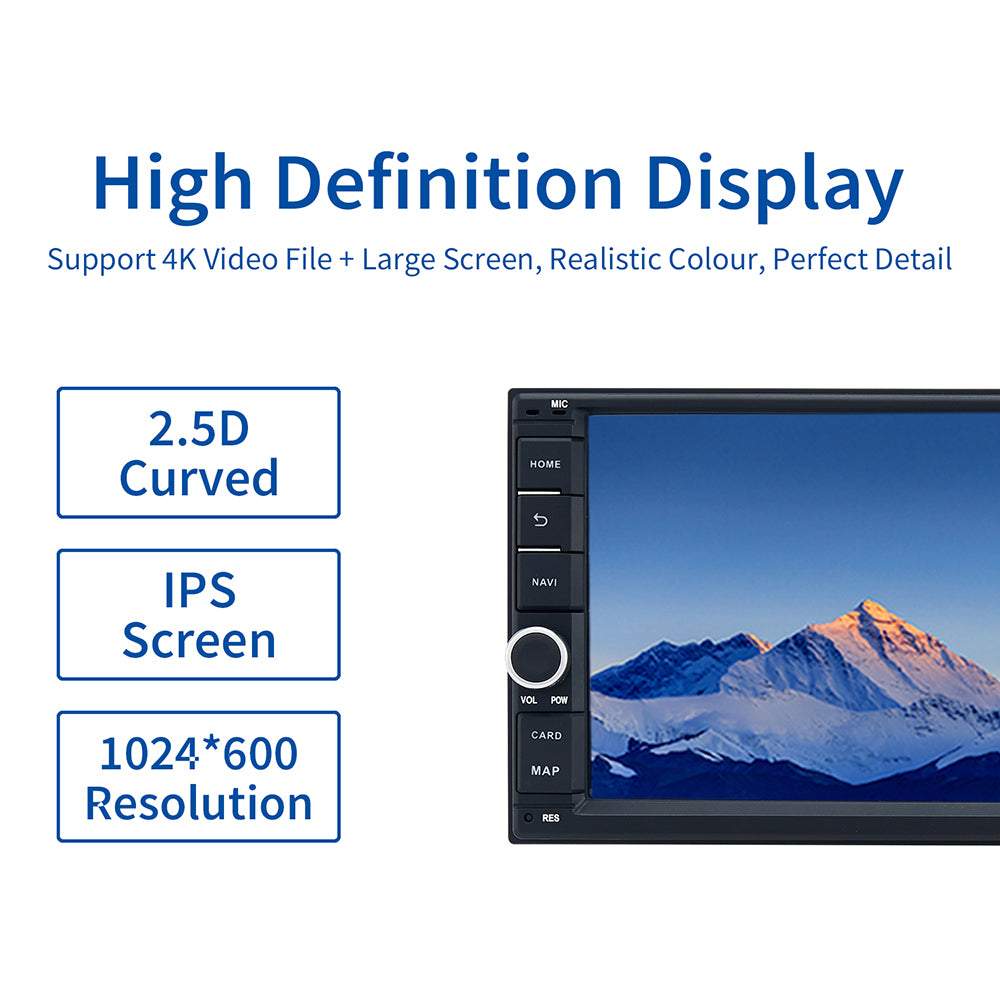 Dasaita MAX11 Universal Double Din Car Stereo 7 Inch Carplay Android Auto PX6 4G+64G Android11 1024*600 DSP AHD Radio