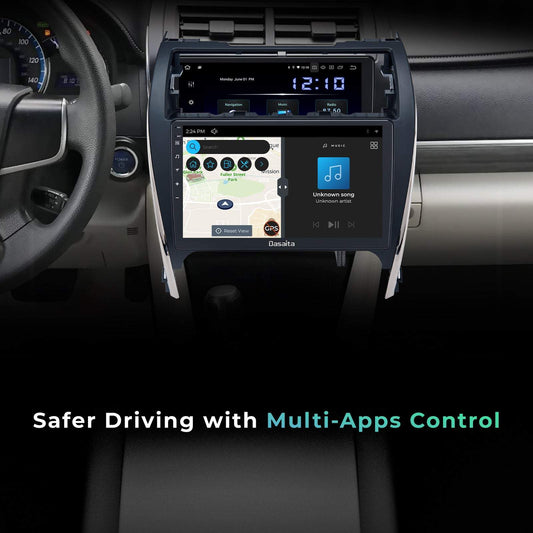 Dasaita Scout10 Toyota Camry 2012 2013 2014 Car Stereo 10.2 Inch Carplay Android Auto PX6 4G+64G Android10 1280*720 DSP AHD Radio