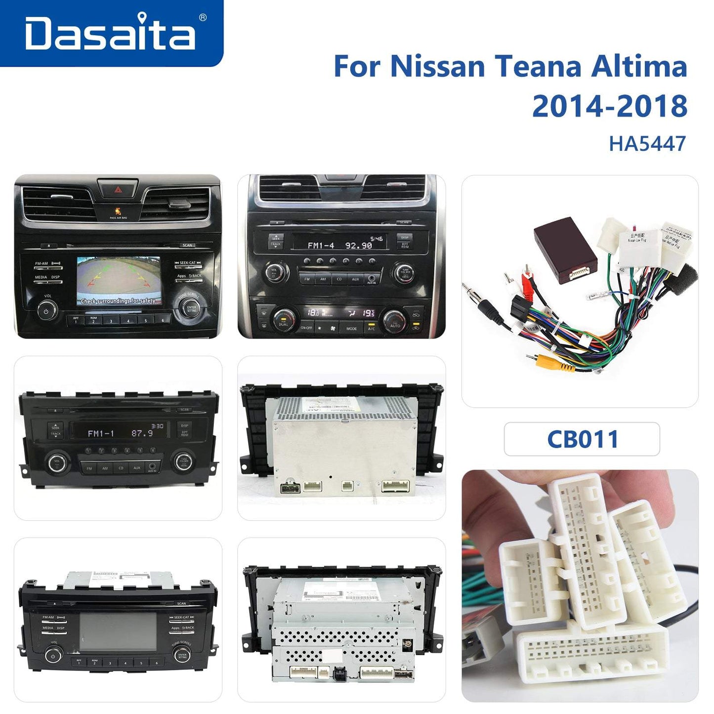 Dasaita MAX11 Nissan Teana Altima 2014 2015 2016 2017 2018 Car Stereo 9 Inch Carplay Android Auto PX6 4G+64G Android11 1280*720 DSP Radio