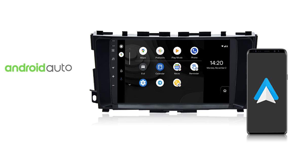 Dasaita Vivid11 Nissan Teana Altima 2014 2015 2016 2017 2018 Car Stereo 9 Inch Carplay Android Auto PX6 4G+64G Android11 1280*720 DSP AHD Radio