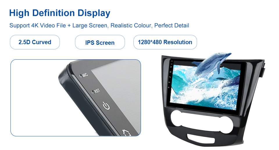 Dasaita MAX10 Nissan Qashqai 2014 2015 2016 2017 2018 Car Stereo 10.2 Inch Carplay Android Auto PX6 4G+64G Android10 1280*720 DSP AHD Radio