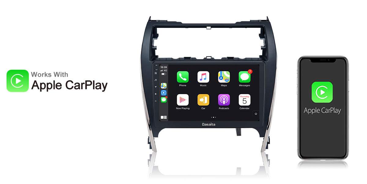 Dasaita Vivid10 Toyota Camry 2012 2013 2014 Car Stereo 10.2 Inch Carplay Android Auto PX6 4G+64G Android10 1280*720 DSP AHD Radio