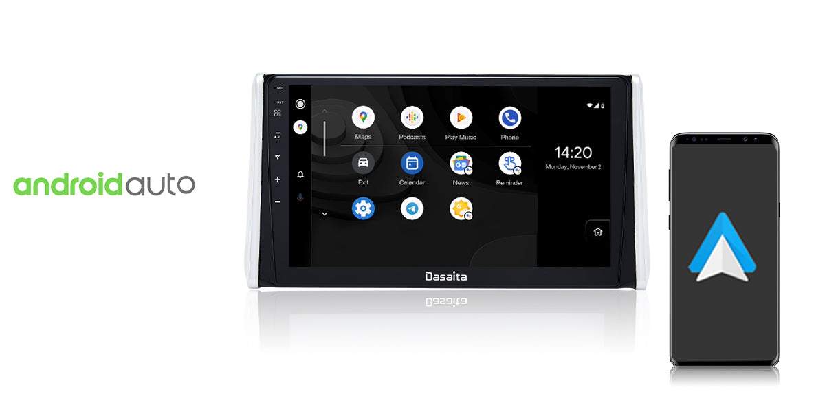 Dasaita Vivid11 Toyota RAV4 2019 2020 2021 Car Stereo 10.2 Inch Carplay Android Auto PX6 4G+64G Android11 1280*720 DSP AHD Radio