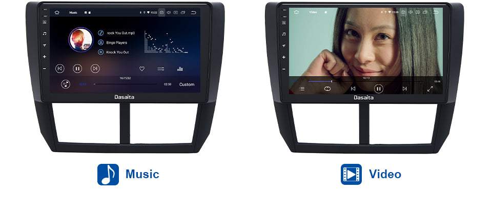 Dasaita MAX10 Subaru Forester 3 Impreza 2007 2008 2009 2010 2011 2012 Car Stereo 9 Inch Carplay Android Auto PX6 4G+64G Android10 1280*720 DSP Radio