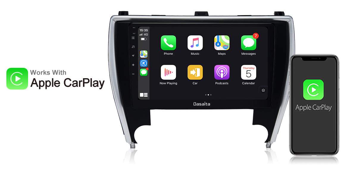 Dasaita Vivid11 Toyota Camry 2015 2016 2017 Car Stereo 10.2 Inch Carplay Android Auto PX6 4G+64G Android11 1280*720 DSP AHD Radio