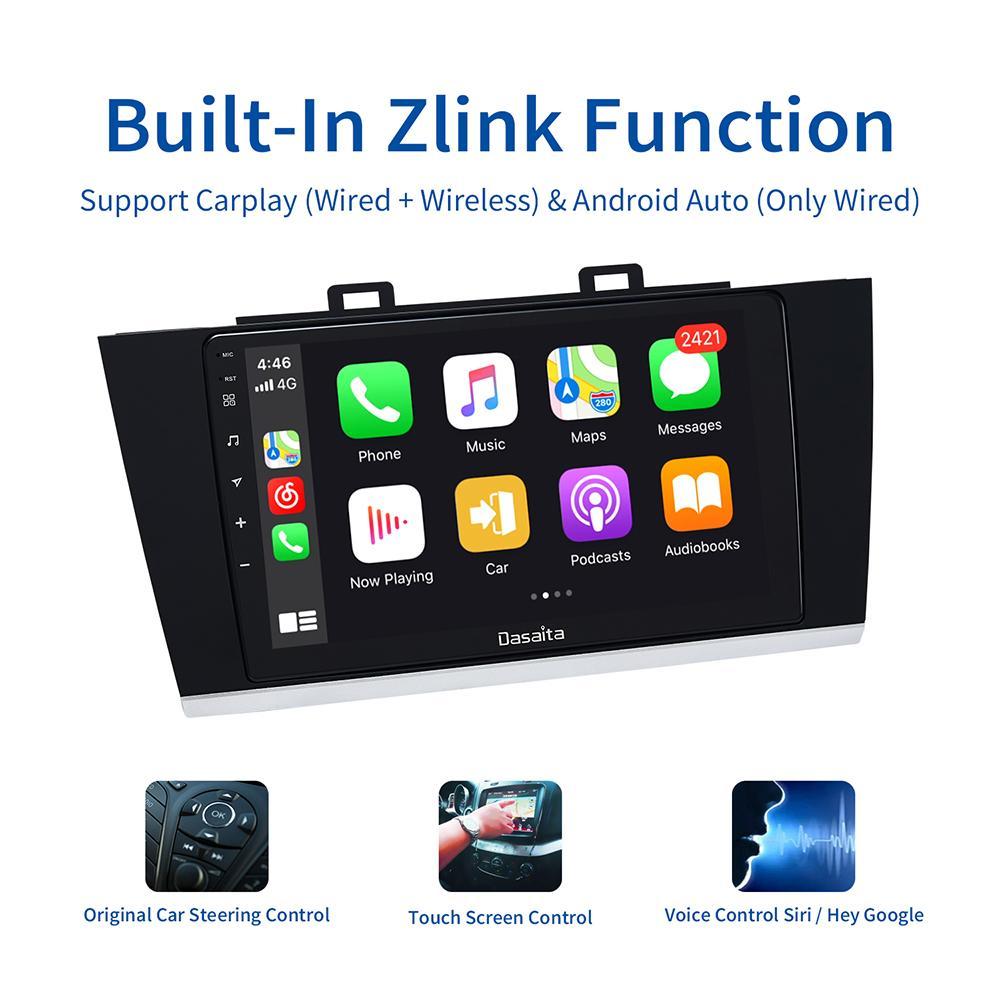 Dasaita MAX10 Subaru Legacy Outback 2015 2016 2017 2018 Car Stereo 9 Inch Carplay Android Auto PX6 4G+64G Android10 1280*720 DSP AHD Radio