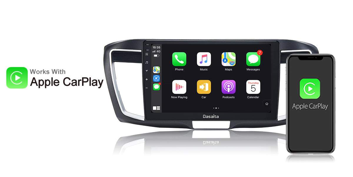 Dasaita Vivid11 Honda Accord 2013 2014 2015 2016 2017 Car Stereo 10.2" Carplay Android Auto 4G+64G Android11 PX6 1280*720 DSP AHD Radio