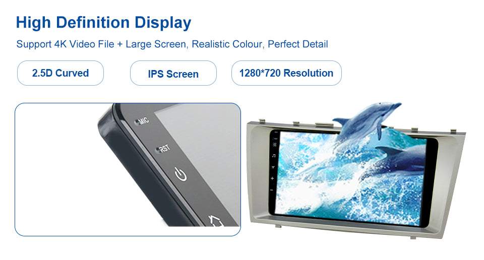 Dasaita MAX10/MAX11 Toyota Camry 2007 2008 2009 2010 2011 Car Stereo 9 Inch Carplay Android Auto PX6 4G+64G Android10/Android11 1280*720 DSP AHD Radio