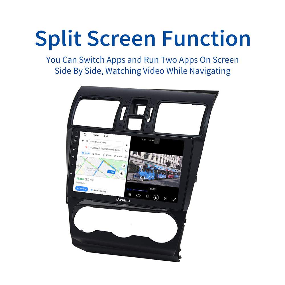 Dasaita MAX10 Subaru Forester 4 Impreza WRX 2012 2013 2014 2015 Car Stereo 9 Inch Carplay Android Auto PX6 4G+64G Android10 1280*720 DSP AHD Radio