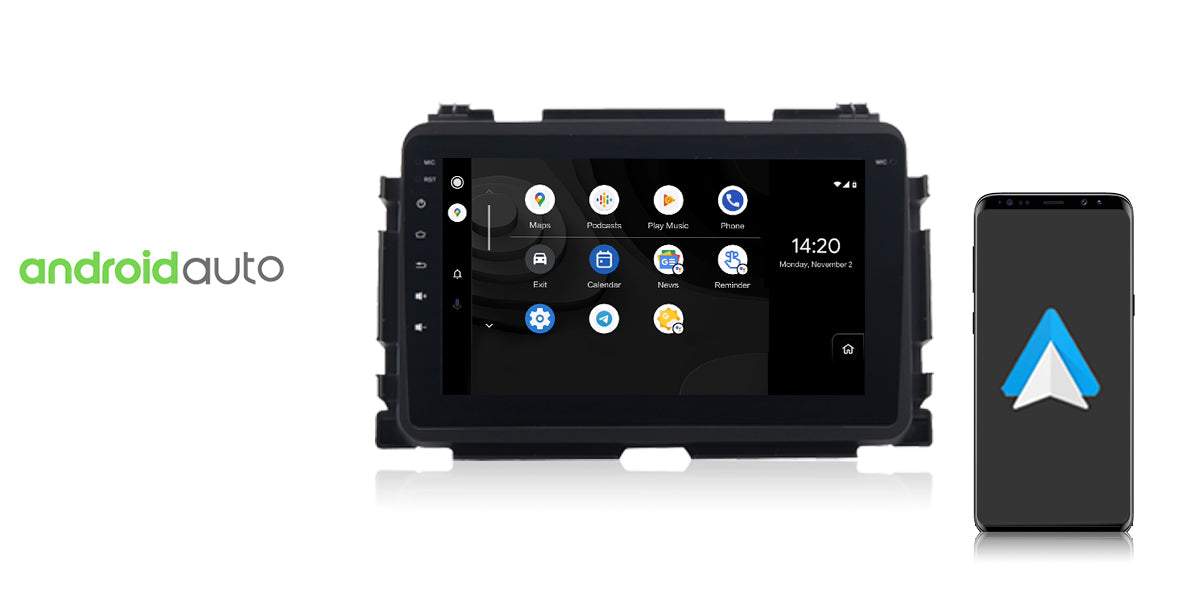 Dasaita Vivid11 Honda Vezel HR-V HRV 2013 2014 2015 2016 2017 2018 2019 Car Stereo 9" Carplay Android Auto PX6 4G+64G Android11 1280*720 DSP Radio