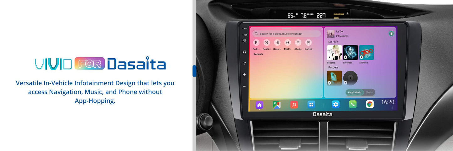 Dasaita Vivid11 Subaru Forester 3 Impreza 2007 2008 2009 2010 2011 2012 Car Stereo 9" Carplay Android Auto PX6 4G+64G Android11 1280*720 DSP Radio