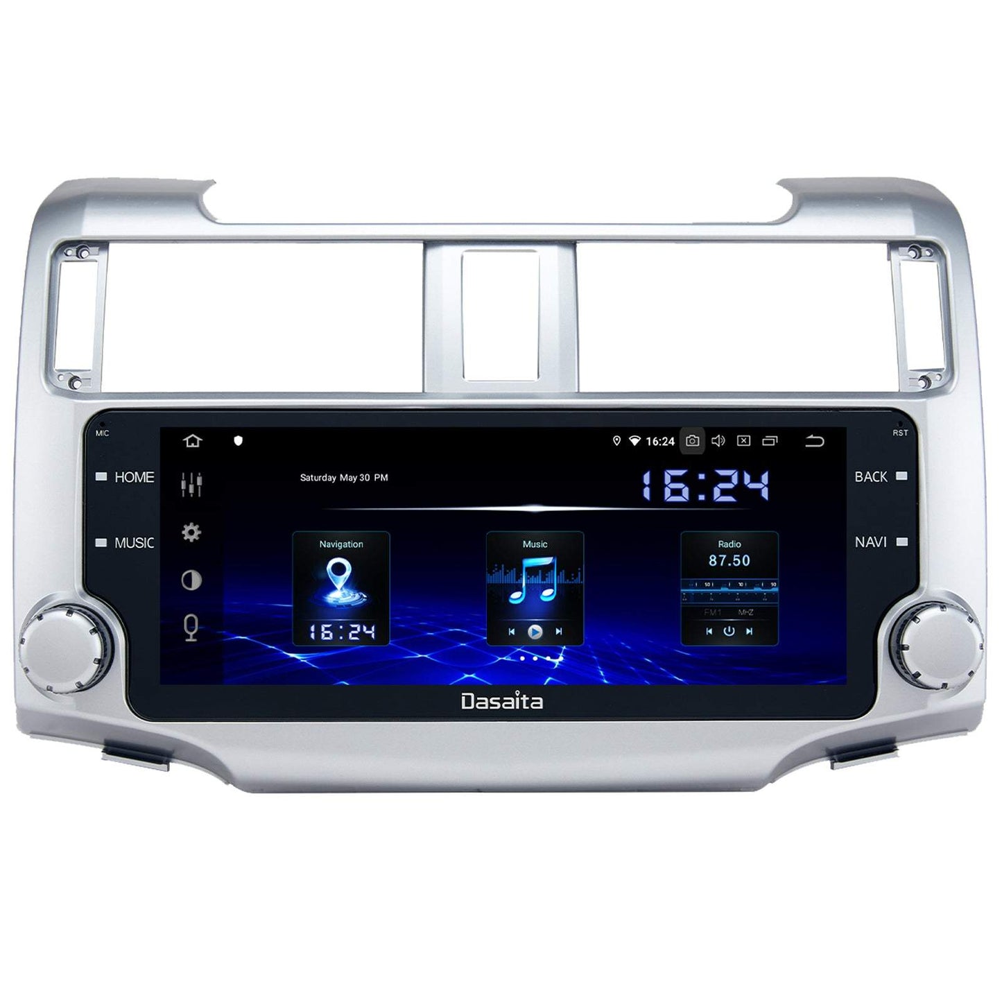 Dasaita MAX10/MAX11 Toyota 4Runner 2014 2015 2016 2017 2018 2019 Car Stereo 10.25 Inch Carplay Android Auto PX6 4G+64G Android10/Android11 1280*480 DSP AHD Radio