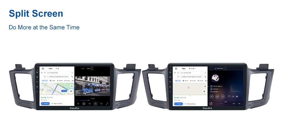 Dasaita MAX11 Toyota RAV4 2012 2013 2014 2015 2016 2017 Car Stereo 10.2 Inch Carplay Android Auto PX6 4G+64G Android11 1280*720 DSP AHD Radio