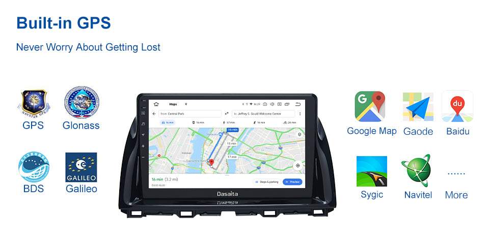 Dasaita MAX10 Mazda CX5 2012 2013 2014 2015 Car Stereo 10.2 Inch Carplay Android Auto PX6 4G+64G Android10 1280*720 DSP AHD Radio