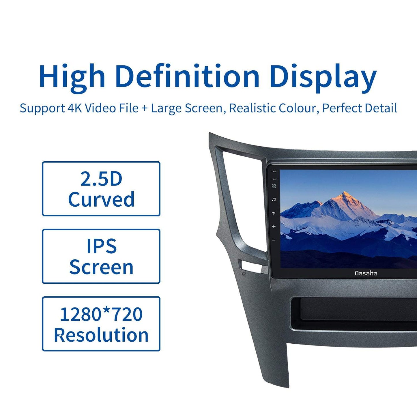 Dasaita MAX10 Subaru Outback 2009 2010 2011 2012 2013 2014 Car Stereo 9 Inch Carplay Android Auto PX6 4G+64G Android10 1280*720 DSP AHD Radio