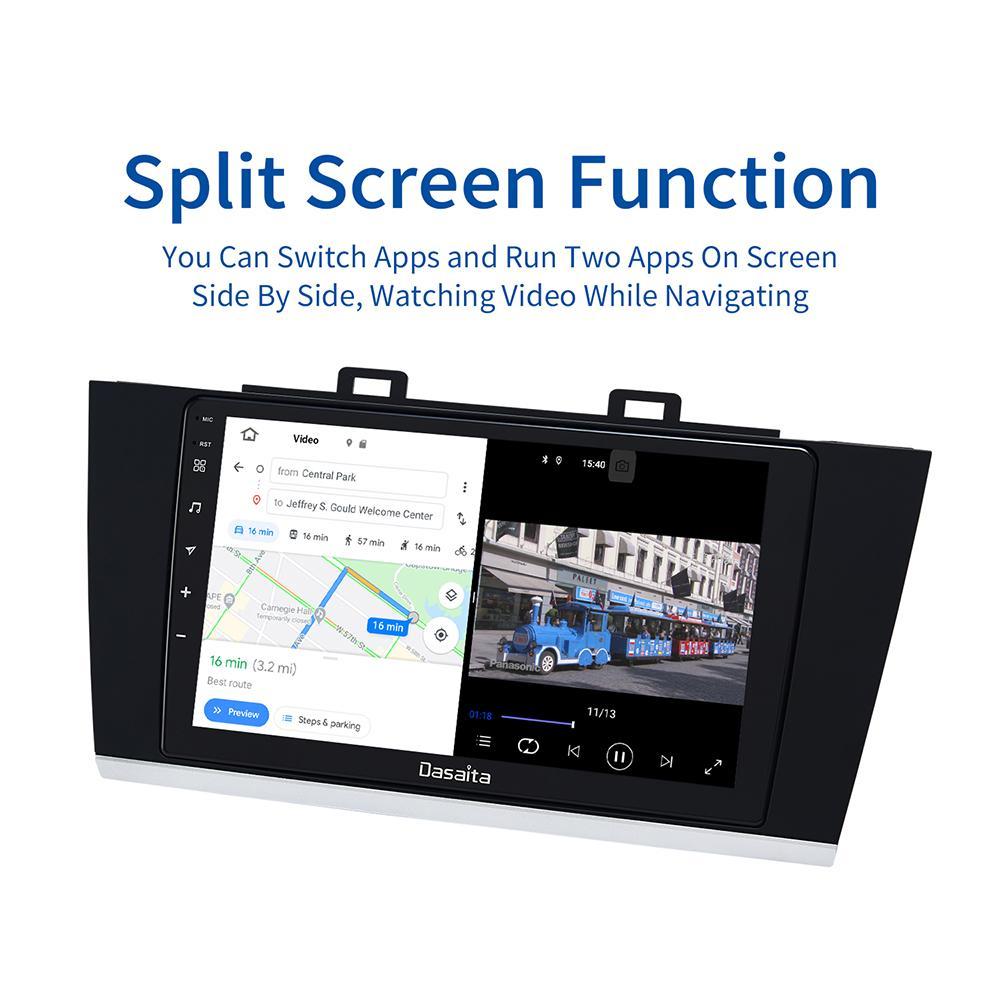 Dasaita MAX10 Subaru Legacy Outback 2015 2016 2017 2018 Car Stereo 9 Inch Carplay Android Auto PX6 4G+64G Android10 1280*720 DSP AHD Radio
