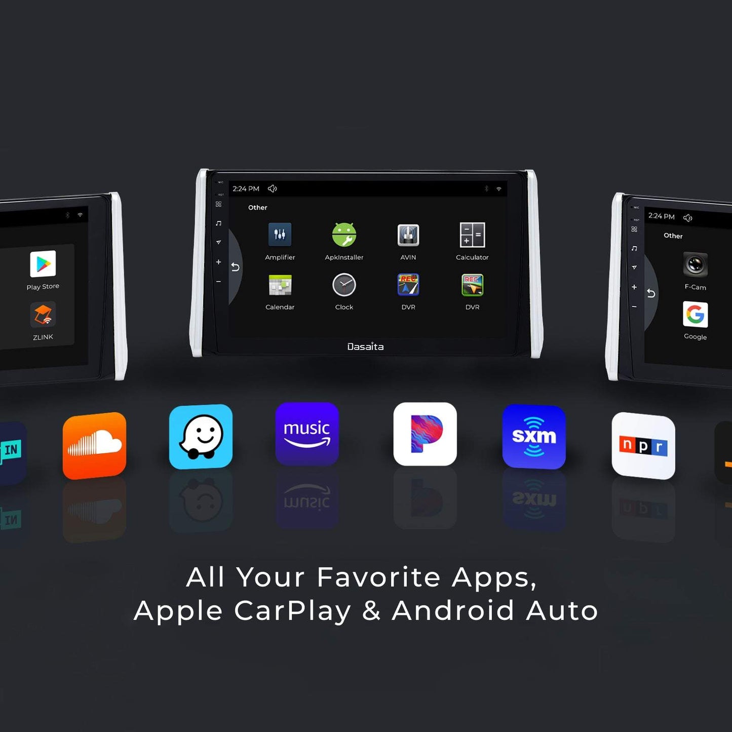 Dasaita Scout10 Toyota RAV4 2019 2020 2021 Car Stereo 10.2 Inch Carplay Android Auto PX6 4G+64G Android10 1280*720 DSP AHD Radio