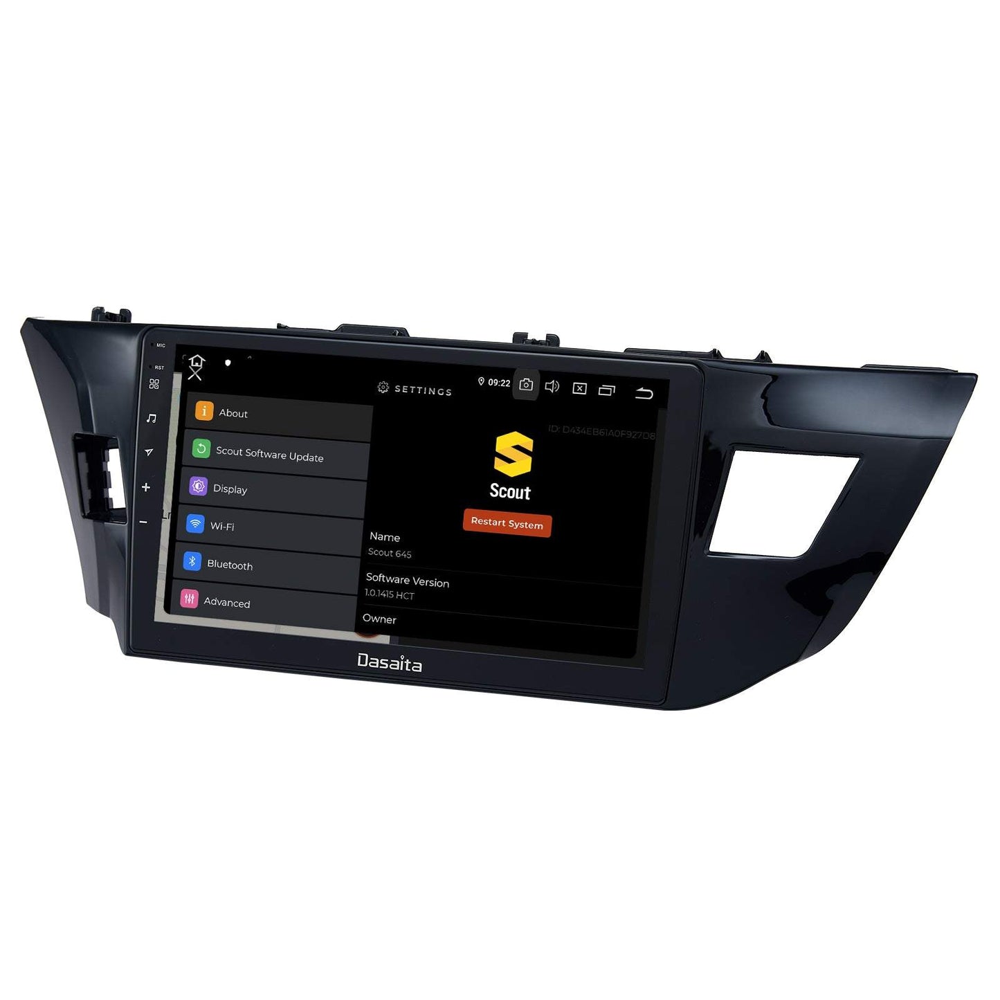 Dasaita Scout10 Toyota Corolla 2014 2015 2016 Car Stereo 10.2 Inch Carplay Android Auto PX6 4G+64G Android10 1280*720 DSP AHD Radio