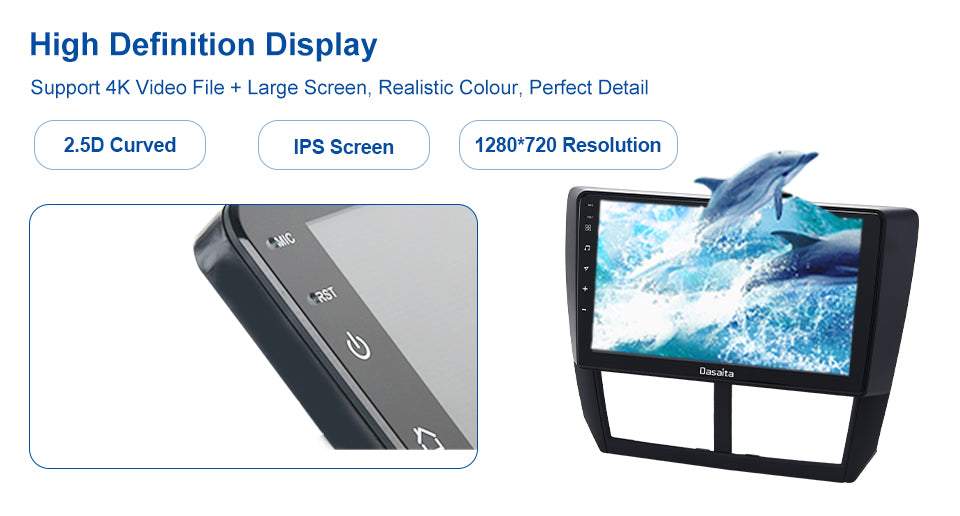 Dasaita MAX10 Subaru Forester 3 Impreza 2007 2008 2009 2010 2011 2012 Car Stereo 9 Inch Carplay Android Auto PX6 4G+64G Android10 1280*720 DSP Radio
