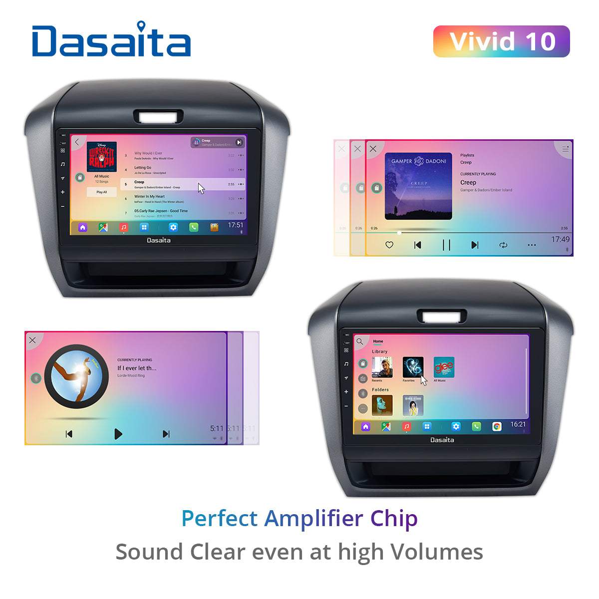Dasaita Vivid11 Honda Freed 2017 2018 2019 Car Stereo 9 Inch Carplay Android Auto PX6 4G+64G Android11 1280*720 DSP AHD Radio