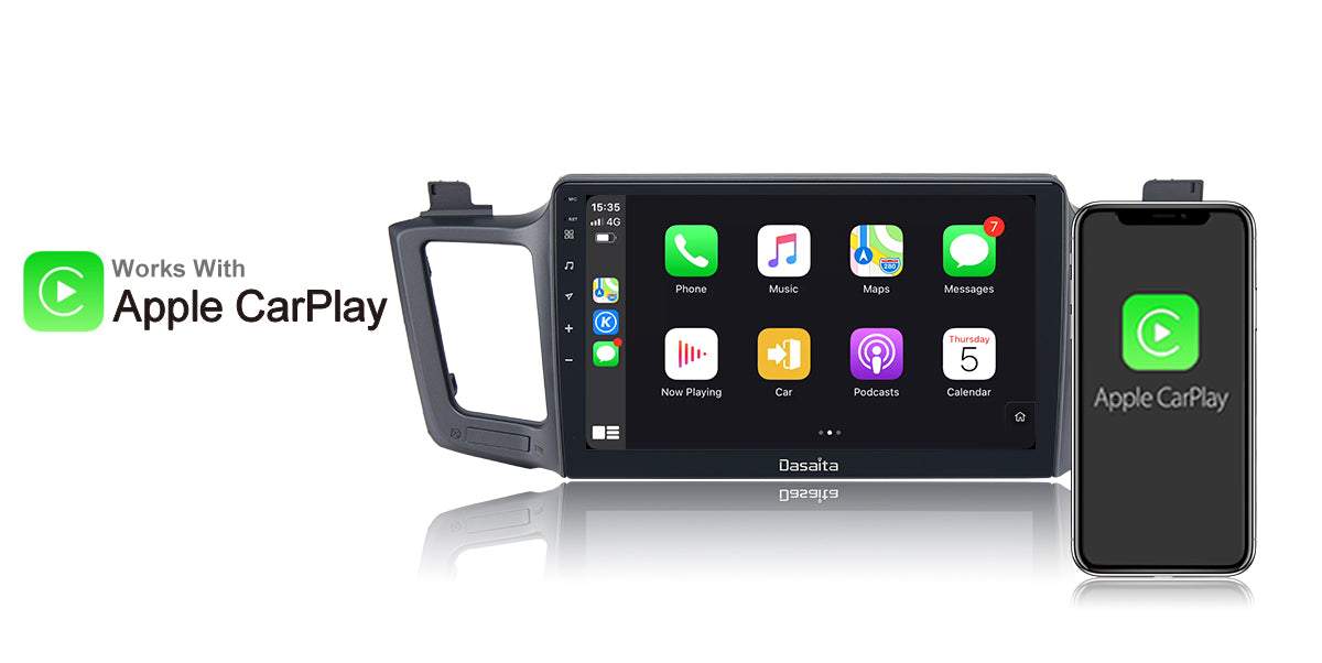Dasaita Vivid10 Toyota RAV4 2012 2013 2014 2015 2016 2017 Car Stereo 10.2 Inch Carplay Android Auto PX6 4G+64G Android10 1280*720 DSP AHD Radio
