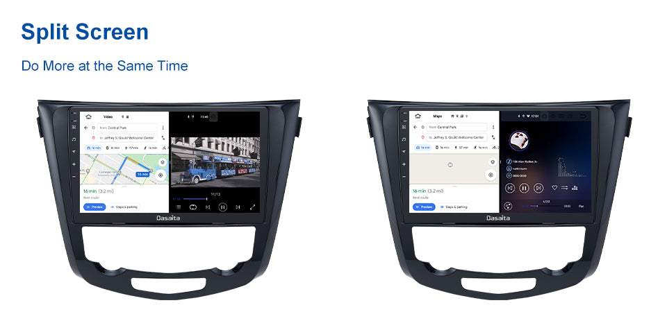 Dasaita (Outlets) W11 Nissan X-Trail Qashqai Rogue 2014 2015 2016 2017 2018 Car Stereo 10.2 Inch PX4 2G+32G Android11 1024*600 DSP AHD Radio