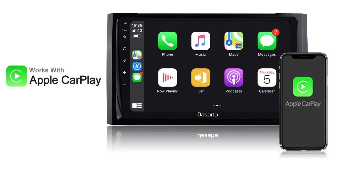 Dasaita Vivid11 Toyota Tundra 2014 2015 2016 2017 2018 Car Stereo 9 Inch Carplay Android Auto PX6 4G+64G Android11 1280*720 DSP AHD Radio