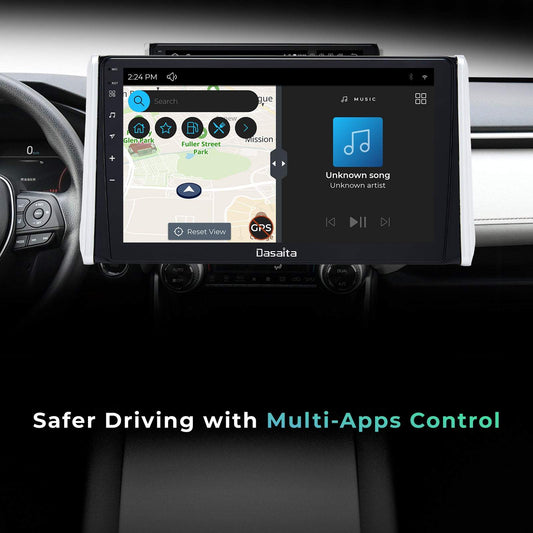 Dasaita Scout10 Toyota RAV4 2019 2020 2021 Car Stereo 10.2 Inch Carplay Android Auto PX6 4G+64G Android10 1280*720 DSP AHD Radio