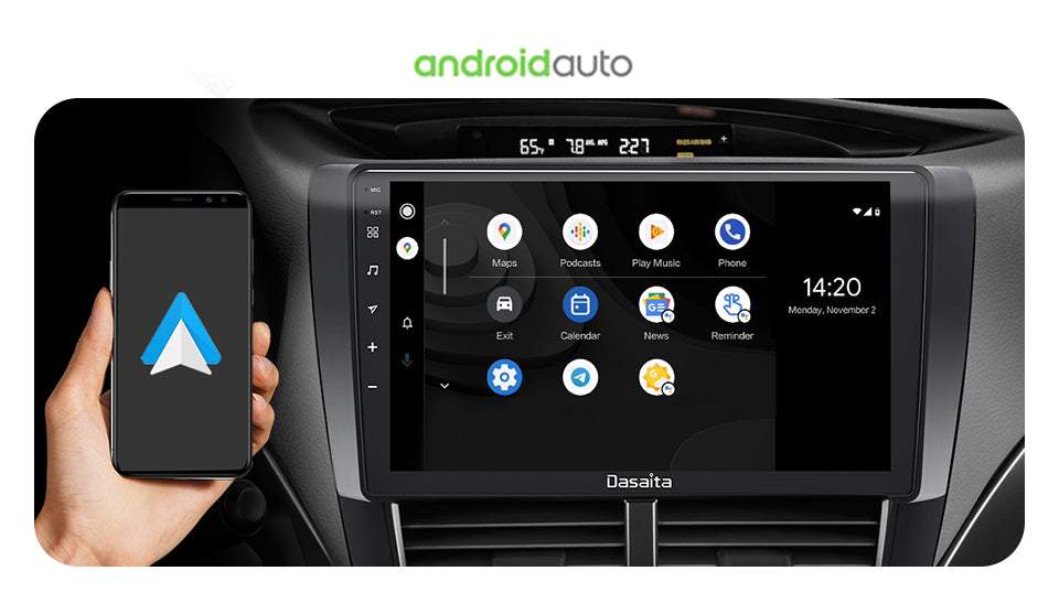Dasaita MAX10 Subaru Forester 3 Impreza 2007 2008 2009 2010 2011 2012 Car Stereo 9 Inch Carplay Android Auto PX6 4G+64G Android10 1280*720 DSP Radio
