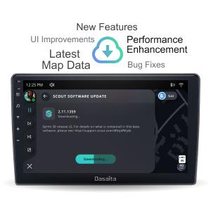 Dasaita Scout10 Honda Civic 2007 2008 2009 2010 2011 Car Stereo 10.2 Inch Carplay Android Auto PX6 4G+64G Android10 1280*720 DSP AHD Radio