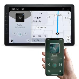 Dasaita Scout10 Double Din Car Stereo 13.3 Inch Carplay Android Auto PX6 4G+64G Android10 1920*1080 DSP AHD Radio