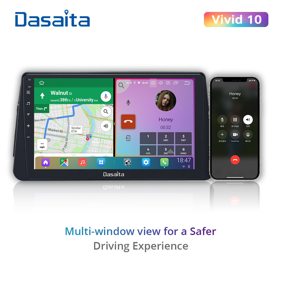 Dasaita for Nissan Kicks Micra GPS 2014 2015 2016 2017 Car Video Players 10.2" Android 10.0 Carplay DSP GPS IPS 4G RAM 64G ROM