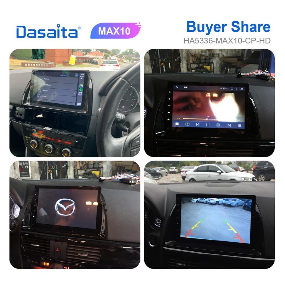 Dasaita MAX10 Mazda CX5 2012 2013 2014 2015 Car Stereo 10.2 Inch Carplay Android Auto PX6 4G+64G Android10 1280*720 DSP AHD Radio