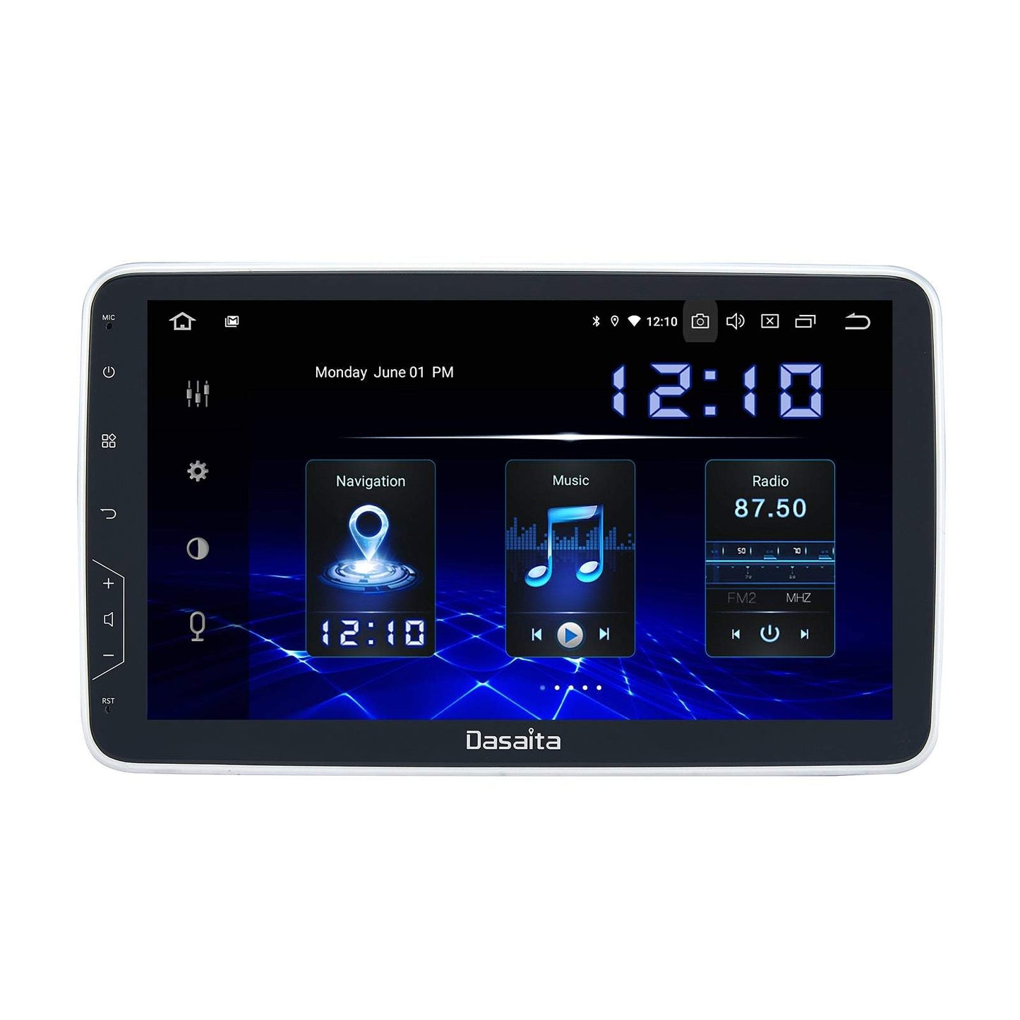Dasaita (Outlets) W11 2 Din Universal Car Stereo 10.2 Inch PX4 2G+32G Android11 1024*600 DSP AHD Radio