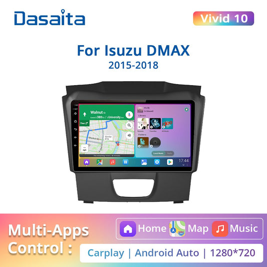 Dasaita Vivid Car Stereo for Isuzu DMAX 2015 2016 2017 2018 Car Radio Android Wifi Touch Screen GPS Navigation Multimedia Player