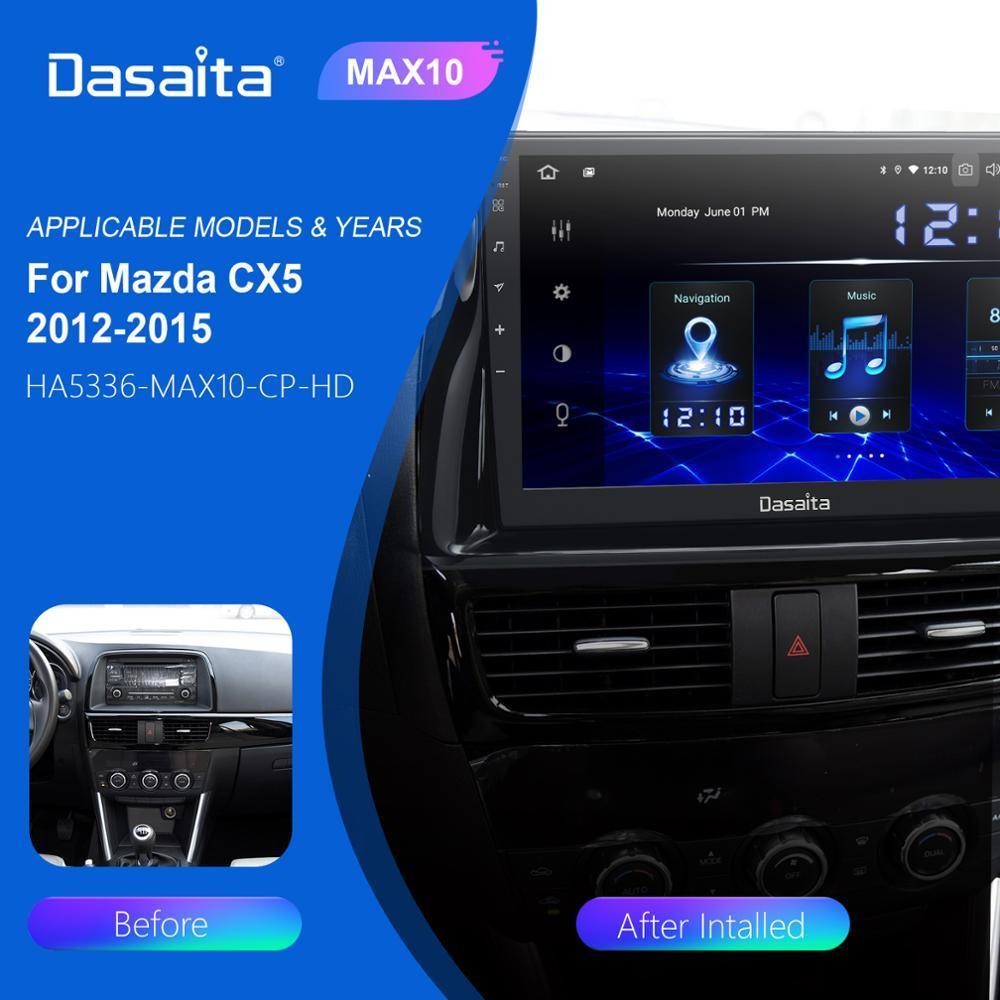 Dasaita MAX10 Mazda CX5 2012 2013 2014 2015 Car Stereo 10.2 Inch Carplay Android Auto PX6 4G+64G Android10 1280*720 DSP AHD Radio