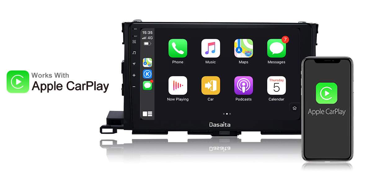 Dasaita Vivid11 Toyota highlander 2015 2016 2017 2018 Car Stereo 10.2 Inch Carplay Android Auto PX6 4G+64G Android11 1280*720 DSP AHD Radio