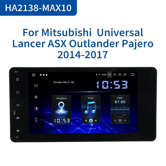 Dasaita MAX10 Android 10.0 universal 2 din Car Radio for Mitsubishi Lancer Outlander Pajero ASX triton GPS TDA7850 1024*600