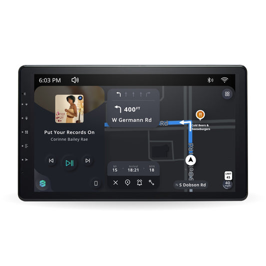 Dasaita Scout10 Double Din Car Stereo 13.3 Inch Carplay Android Auto PX6 4G+64G Android10 1920*1080 DSP AHD Radio